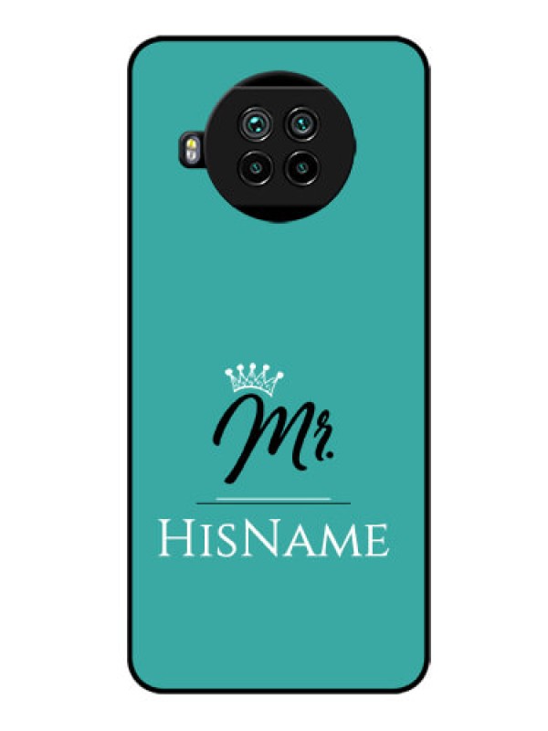 Custom Mi 10i 5G Custom Glass Phone Case Mr with Name