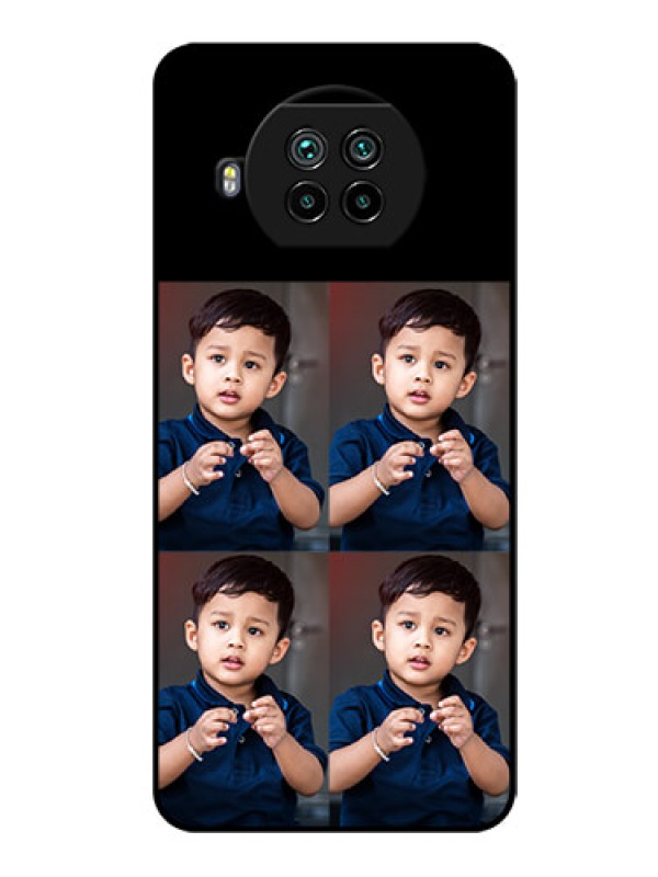 Custom Mi 10i 5G 4 Image Holder on Glass Mobile Cover