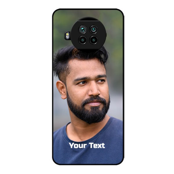 Mi 10i 5G Glass Mobile Cover: Photo with Text Mi 10i 5G Glass Mobile Cover: Photo with Text