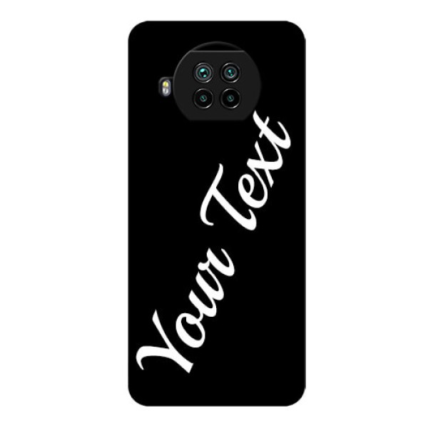Mi 10i 5G Custom Glass Mobile Cover with Your Name