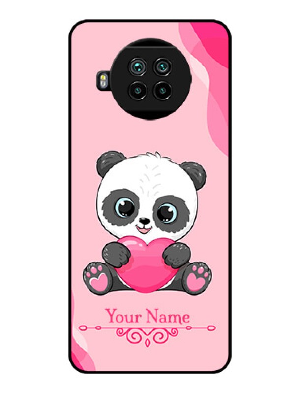 Custom Xiaomi Mi 10I 5G Custom Glass Mobile Case - Cute Panda Design