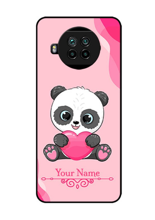 Xiaomi Mi 10I 5G Custom Glass Mobile Case - Cute Panda Design