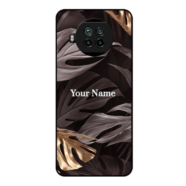Xiaomi Mi 10I 5G Personalised Glass Phone Case - Wild Leaves digital paint Design Xiaomi Mi 10I 5G Personalised Glass Phone Case - Wild Leaves digital paint Design