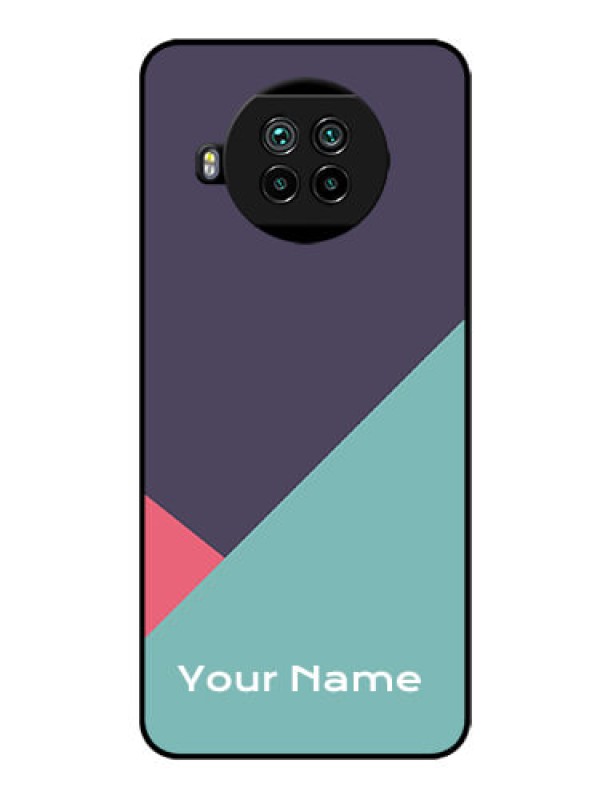 Custom Xiaomi Mi 10I 5G Custom Glass Mobile Case - Tri Color abstract Design