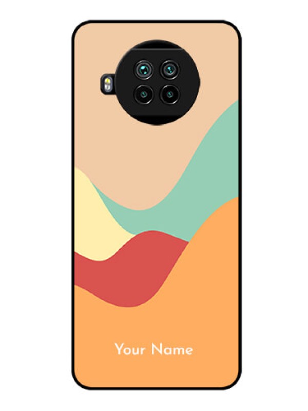 Custom Xiaomi Mi 10I 5G Personalized Glass Phone Case - Ocean Waves Multi-colour Design