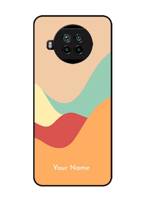 Xiaomi Mi 10I 5G Personalized Glass Phone Case - Ocean Waves Multi-colour Design