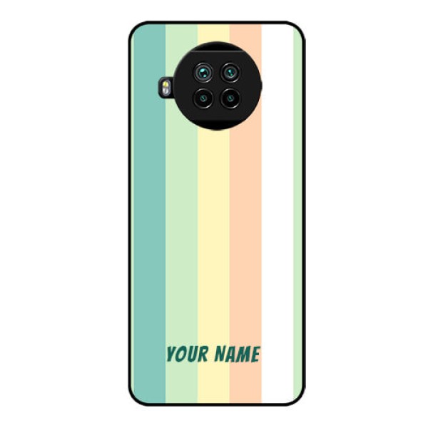 Xiaomi Mi 10I 5G Photo Printing on Glass Case - Multi-colour Stripes Design Xiaomi Mi 10I 5G Photo Printing on Glass Case - Multi-colour Stripes Design