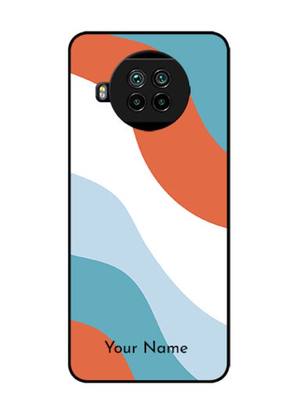 Xiaomi Mi 10I 5G Custom Glass Mobile Case - coloured Waves Design
