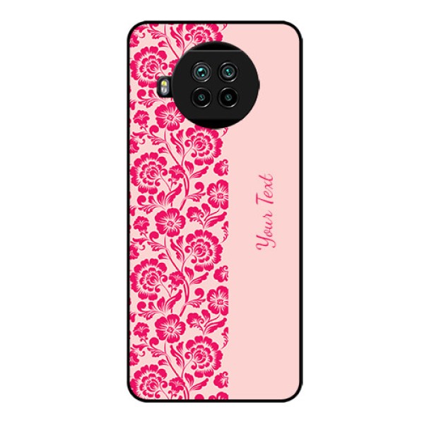 Xiaomi Mi 10I 5G Custom Glass Phone Case - Attractive Floral Pattern Design