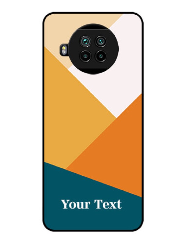 Custom Xiaomi Mi 10I 5G Personalized Glass Phone Case - Stacked Multi-colour Design