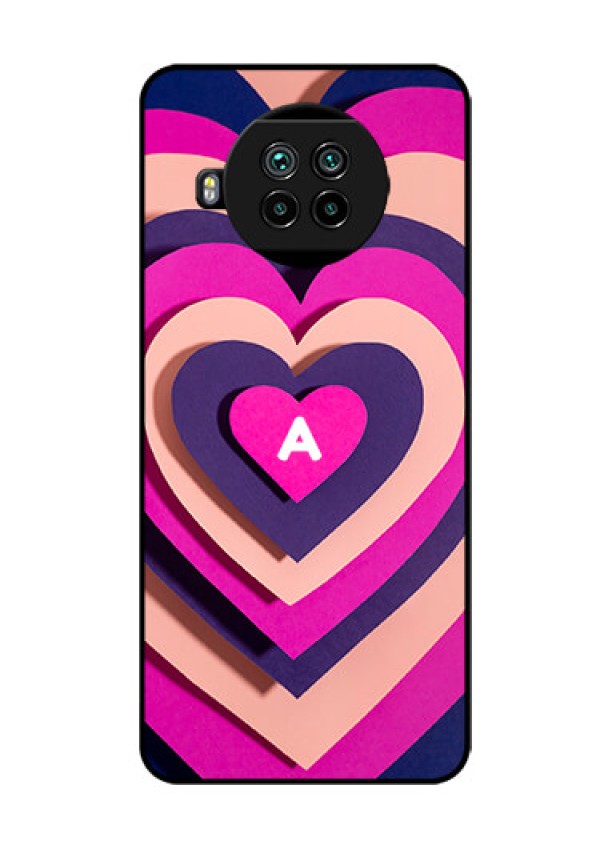 Xiaomi Mi 10I 5G Custom Glass Mobile Case - Cute Heart Pattern Design