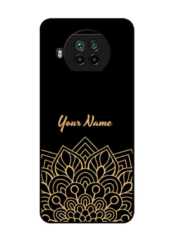 Xiaomi Mi 10I 5G Custom Glass Phone Case - Golden mandala Design