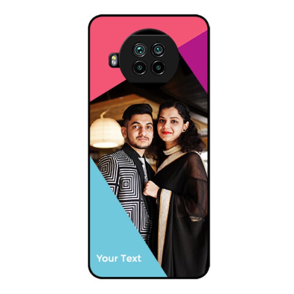 Xiaomi Mi 10I 5G Custom Glass Mobile Case - Stacked Triple colour Design