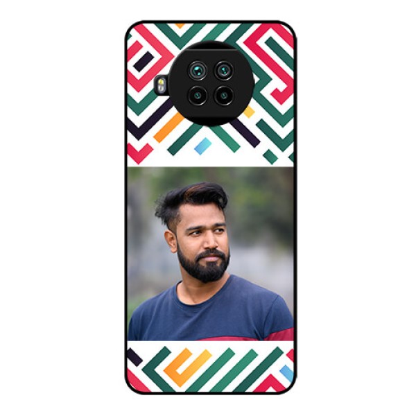 Xiaomi Mi 10I 5G Personalized Glass Phone Case - Colorful Maze Pattern Design