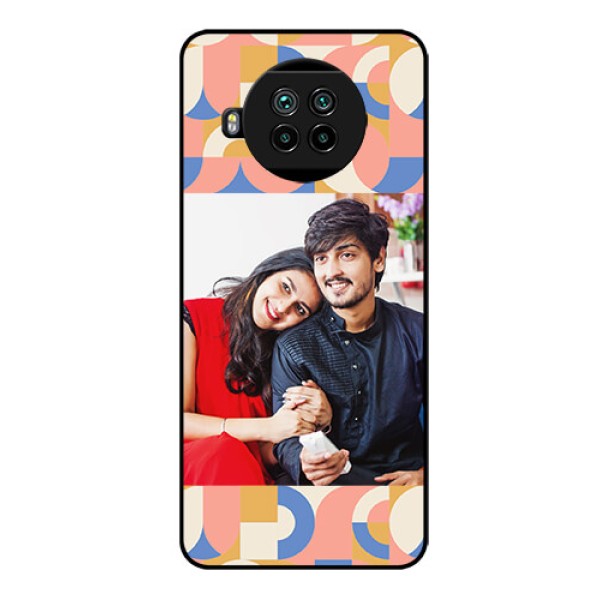Xiaomi Mi 10I 5G Photo Printing on Glass Case - Semi-circle Maze Pattern Design Xiaomi Mi 10I 5G Photo Printing on Glass Case - Semi-circle Maze Pattern Design