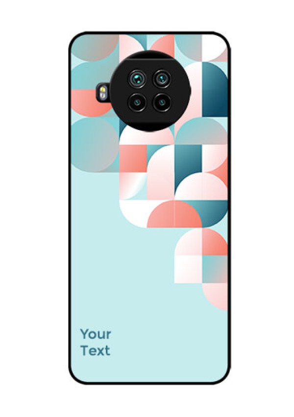 Xiaomi Mi 10I 5G Custom Glass Phone Case - Stylish Semi-circle Pattern Design