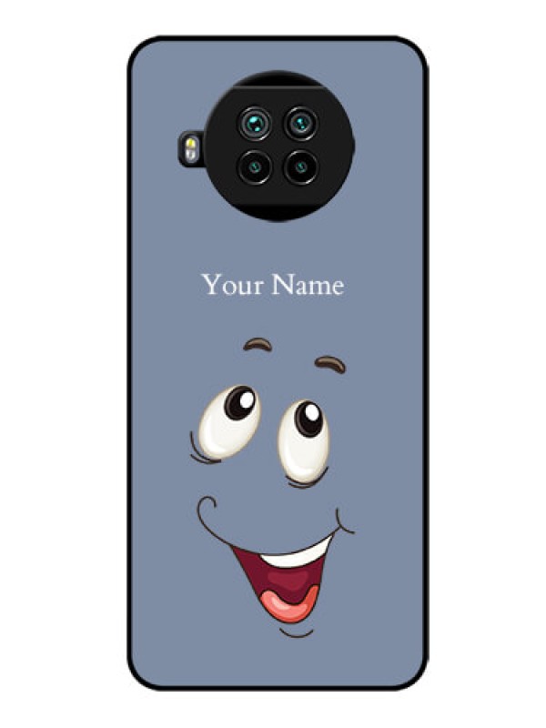Custom Xiaomi Mi 10I 5G Photo Printing on Glass Case - Laughing Cartoon Face Design