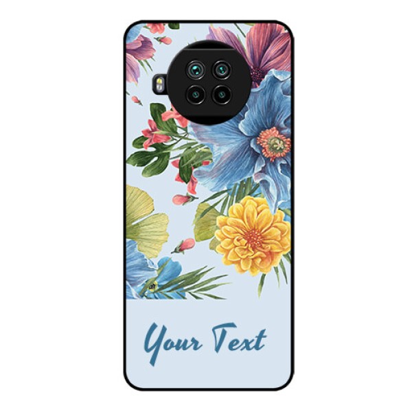Xiaomi Mi 10I 5G Custom Glass Mobile Case - Stunning Watercolored Flowers Painting Design Xiaomi Mi 10I 5G Custom Glass Mobile Case - Stunning Watercolored Flowers Painting Design