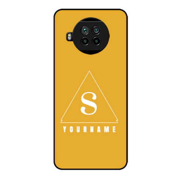 Xiaomi Mi 10I 5G Personalized Glass Phone Case - simple triangle Design Xiaomi Mi 10I 5G Personalized Glass Phone Case - simple triangle Design