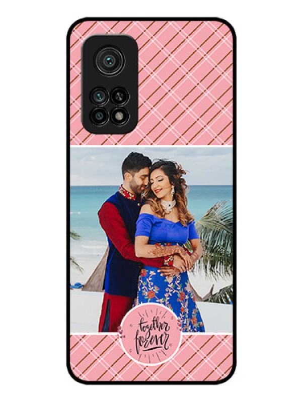 Custom Mi 10T Pro Personalized Glass Phone Case - Together Forever Design