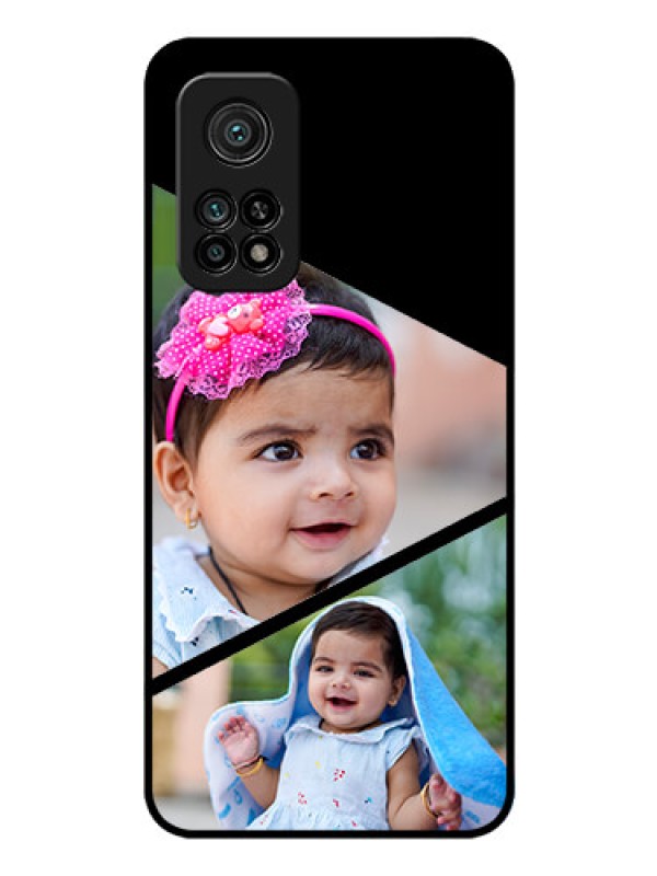 Custom Mi 10T Pro Custom Glass Phone Case - Semi Cut Design