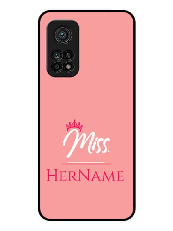 Custom Mi 10T Pro Custom Glass Phone Case Mrs with Name