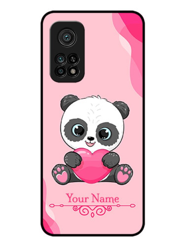 Custom Xiaomi Mi 10T Pro Custom Glass Mobile Case - Cute Panda Design