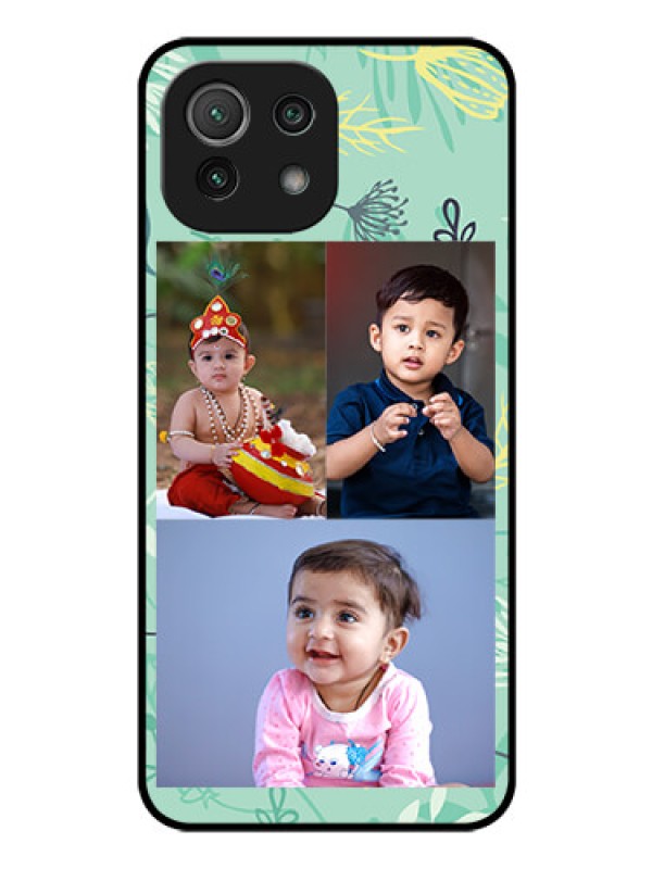 Custom Mi 11 Lite NE 5G Photo Printing on Glass Case  - Forever Family Design 
