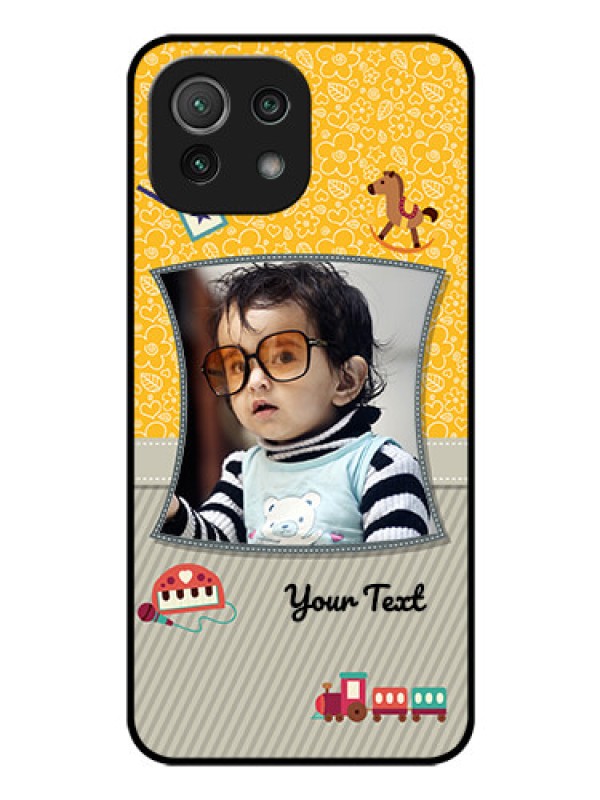 Custom Mi 11 Lite Personalized Glass Phone Case - Baby Picture Upload Design