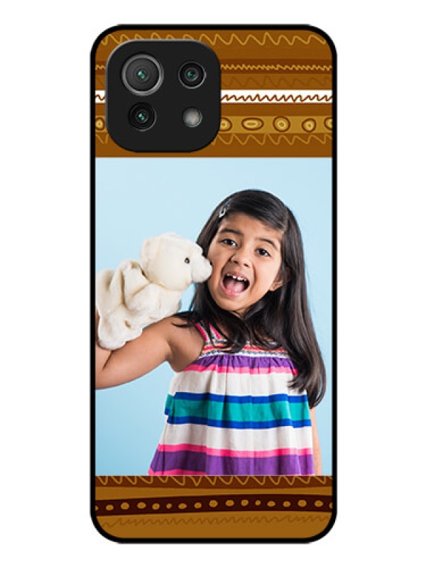 Custom Mi 11 Lite Custom Glass Phone Case - Friends Picture Upload Design 