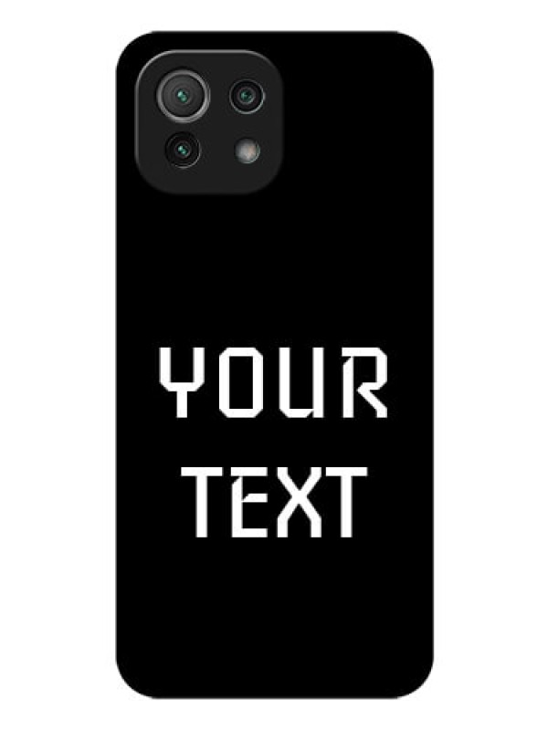 Custom Mi 11 Lite Your Name on Glass Phone Case