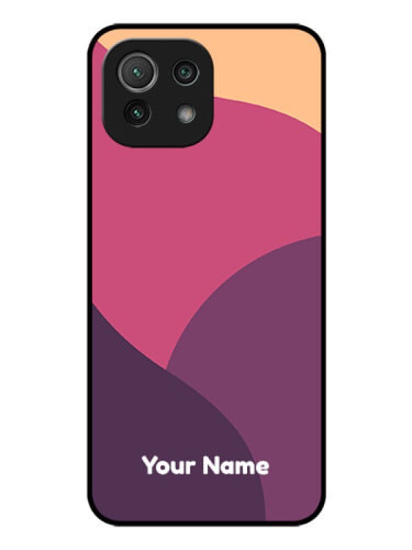 Custom Xiaomi Mi 11 Lite Custom Glass Phone Case - Mixed Multi-colour abstract art Design