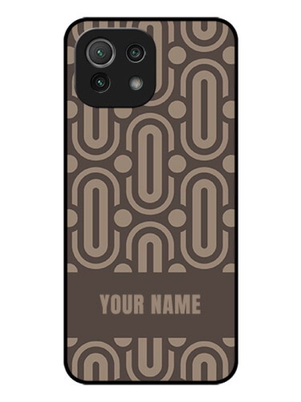 Custom Xiaomi Mi 11 Lite Custom Glass Phone Case - Captivating Zero Pattern Design