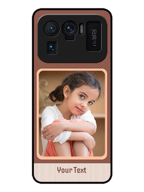 Custom Mi 11 Ultra 5G Custom Glass Phone Case - Simple Pic Upload Design