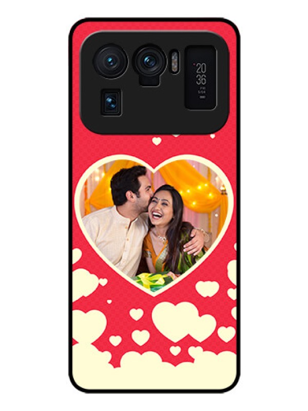 Custom Mi 11 Ultra 5G Custom Glass Mobile Case - Love Symbols Phone Cover Design