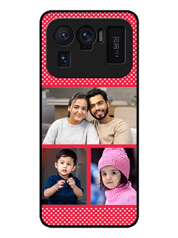 Custom Mi 11 Ultra 5G Personalized Glass Phone Case - Bulk Pic Upload Design