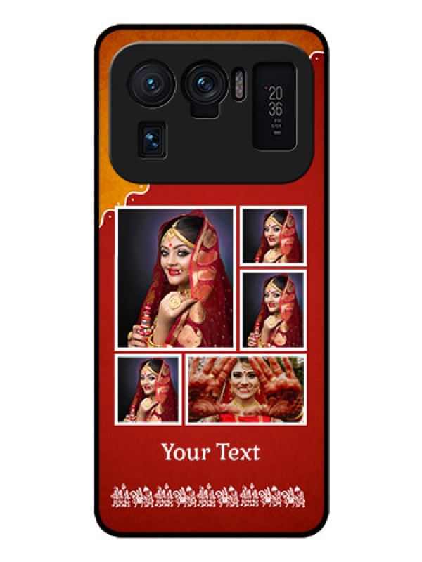 Custom Mi 11 Ultra 5G Personalized Glass Phone Case - Wedding Pic Upload Design