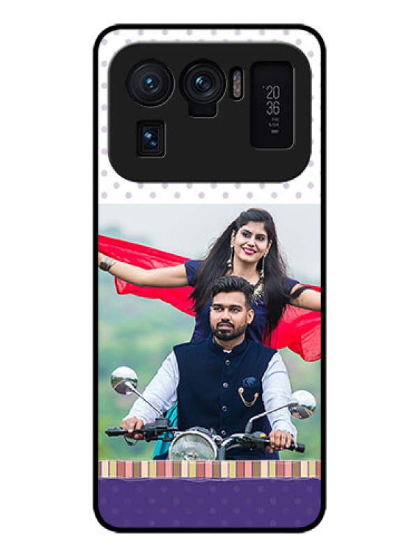 Custom Mi 11 Ultra 5G Photo Printing on Glass Case - Cute Family Design