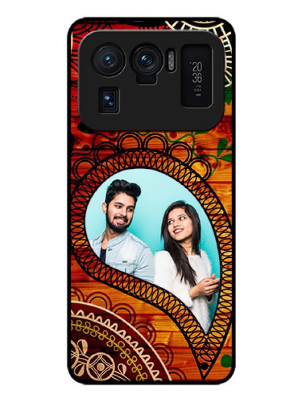 Custom Mi 11 Ultra 5G Personalized Glass Phone Case - Abstract Colorful Design