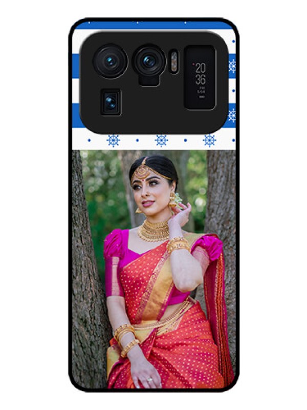 Custom Mi 11 Ultra 5G Photo Printing on Glass Case - Snow Pattern Design