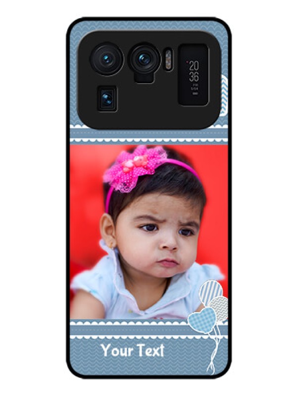 Custom Mi 11 Ultra 5G Photo Printing on Glass Case - with Kids Pattern Design