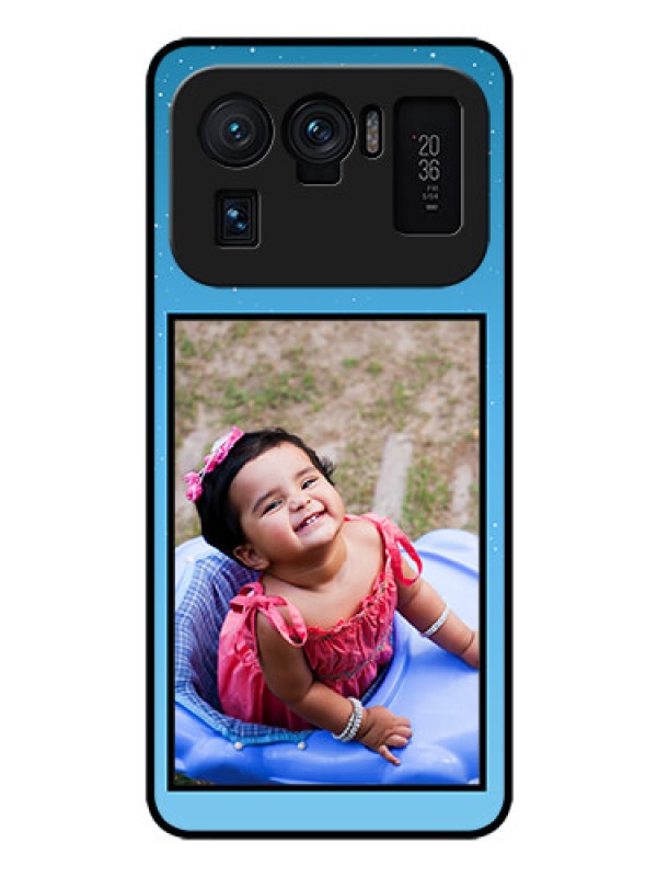 Custom Mi 11 Ultra 5G Custom Glass Mobile Case - Wave Pattern Colorful Design