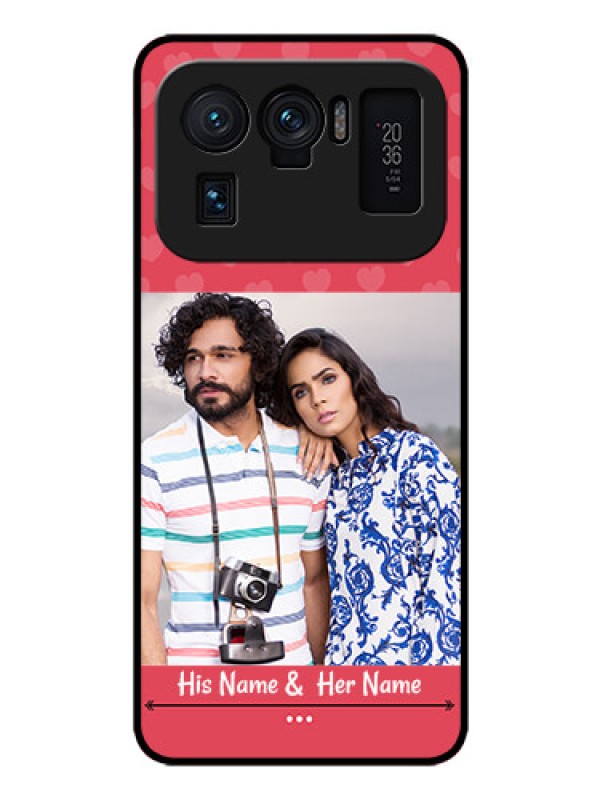 Custom Mi 11 Ultra 5G Photo Printing on Glass Case - Simple Love Design
