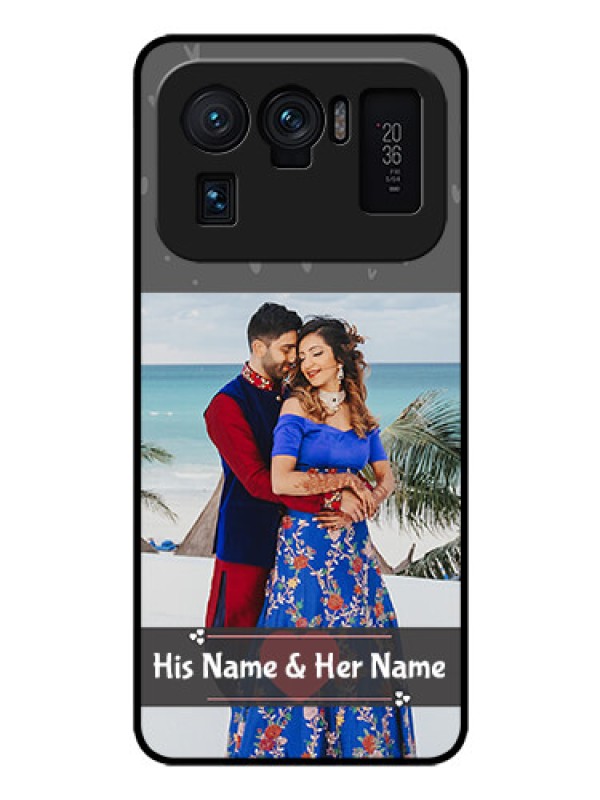 Custom Mi 11 Ultra 5G Custom Glass Mobile Case - Buy Love Design with Photo Online