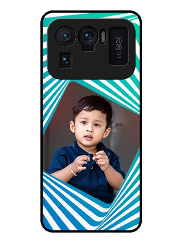 Custom Mi 11 Ultra 5G Personalized Glass Phone Case - Abstract Spiral Design