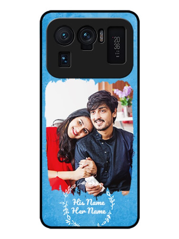 Custom Xiaomi Mi 11 Ultra 5G Custom Glass Phone Case - Blue Color Vintage Design