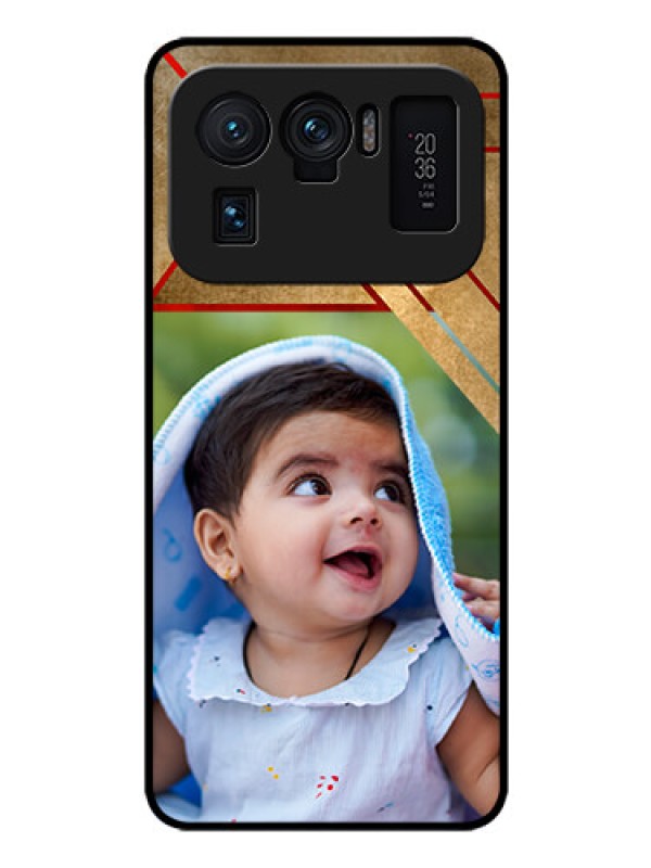 Custom Mi 11 Ultra 5G Personalized Glass Phone Case - Gradient Abstract Texture Design