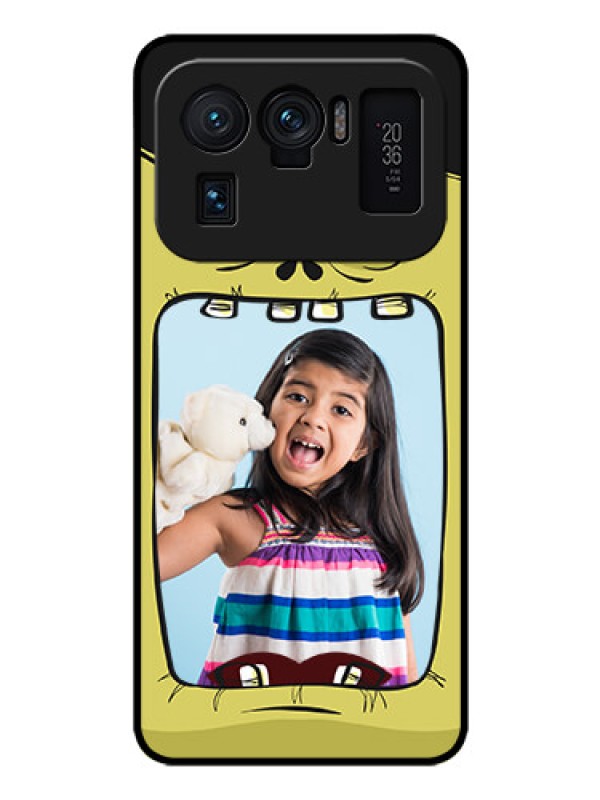 Custom Mi 11 Ultra 5G Personalized Glass Phone Case - Cartoon monster back case Design