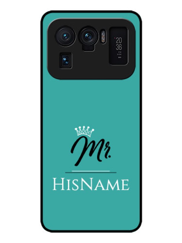 Custom Mi 11 Ultra 5G Custom Glass Phone Case Mr with Name