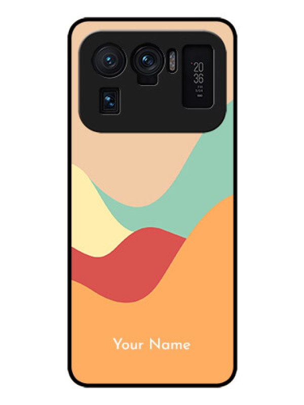 Custom Xiaomi Mi 11 Ultra 5G Personalized Glass Phone Case - Ocean Waves Multi-colour Design